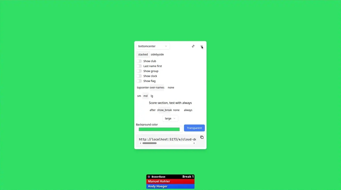 Green background for chroma key